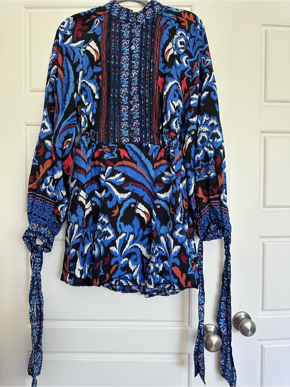 Farm Rio - Long Sleeve Mini Dress Toucans